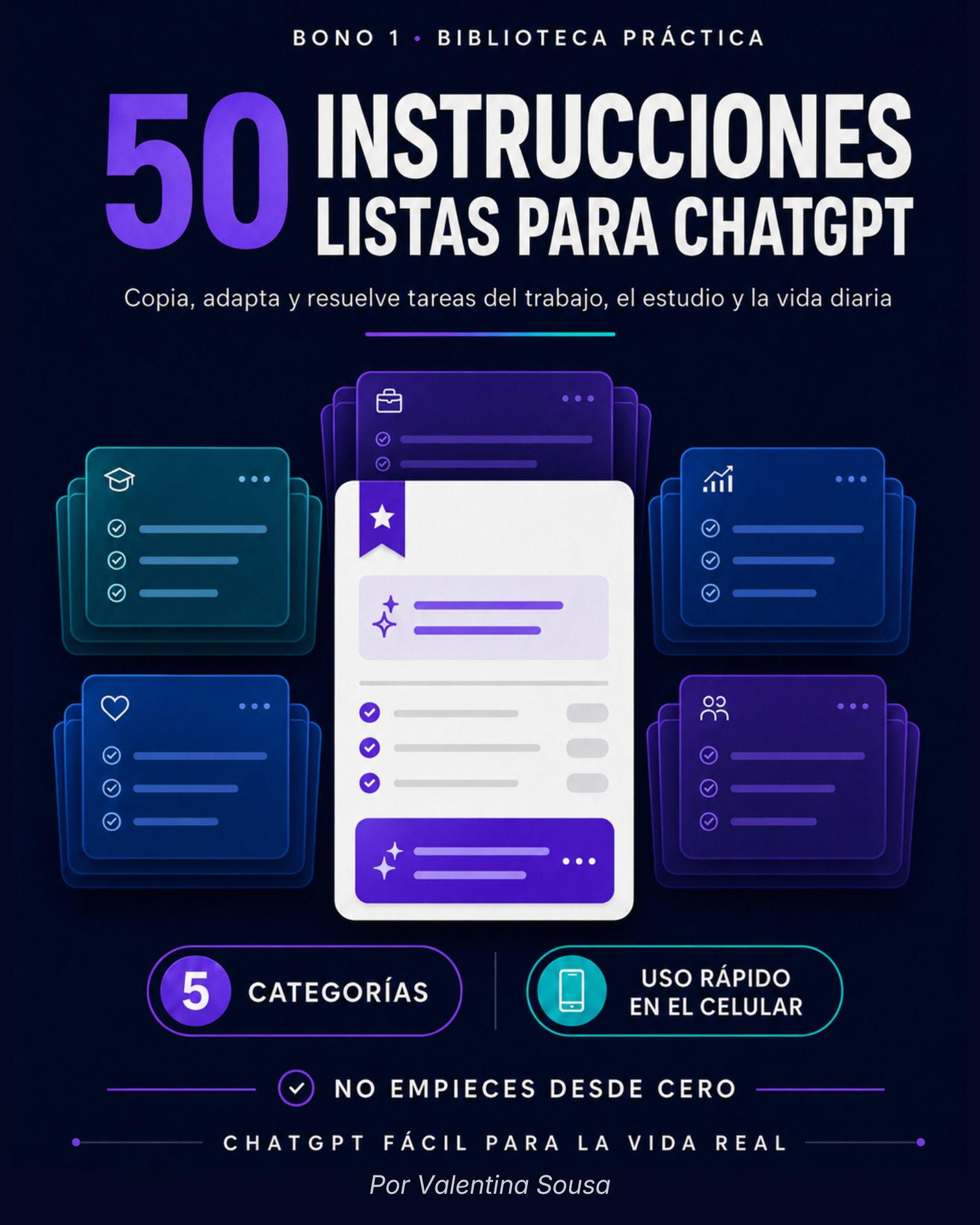 Bono 1 — 50 instrucciones listas