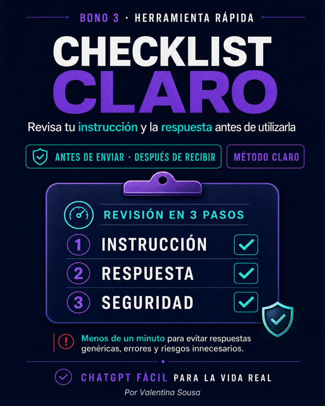 Bono 3 — Checklist CLARO